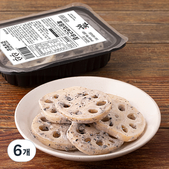 강남밥상 흑임자 연근 무침, 160g, 6개