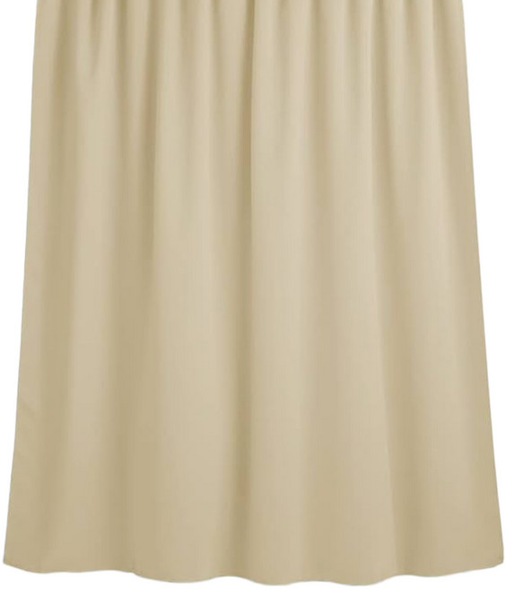 CasaBella 美麗家居 防曬透光美式簡約功能型窗簾, 卡其