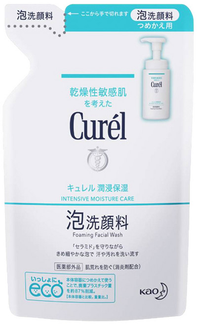 Curel 珂潤 潤浸保濕 洗顏慕絲 補充包, 130ml, 1包