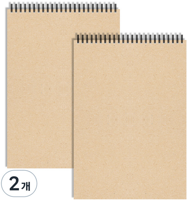 전송상사 하드커버 스프링 무지 노트 A4, 혼합색상, 2개