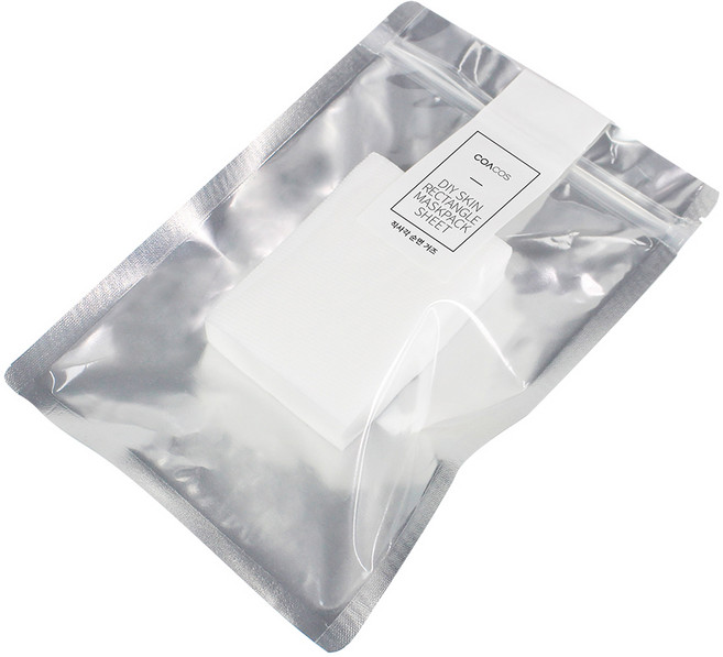 [비건뷰티] 코아코스 DIY 스킨솔루션 직사각 순면거즈 100p, 1개