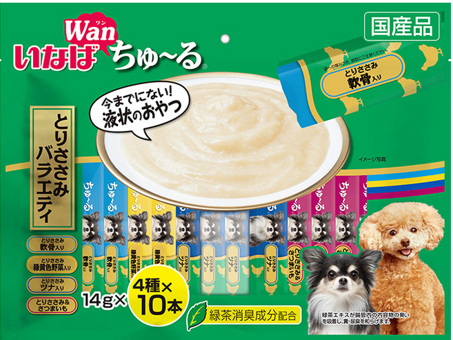 이나바 강아지 완츄르 40P, 닭가슴살, 560g, 1개