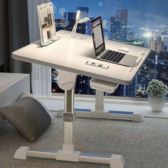 HONG JIN 宏晉 升級版 多功能摺疊升降桌, 暖白色