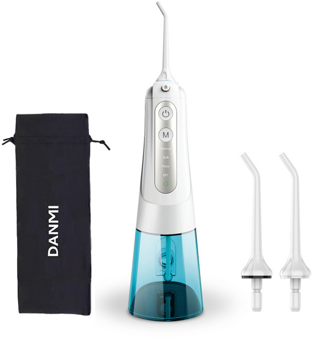 단미 클린픽 휴대용 충전식 구강세정기, DA-CLS03Y(화이트), 화이트