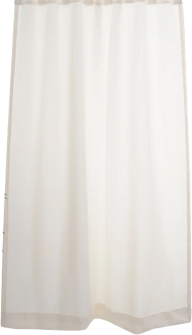 CasaBella 美麗家居 防曬透光窗簾 90 x 132cm 米白 美式簡約風格