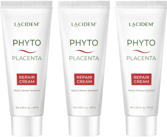 Lacidem 植萃胎盤修護霜, 60ml, 3個