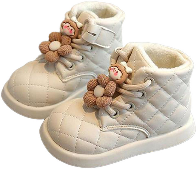 키즈트리 여아용 하이탑 털신 부츠 DZ-470