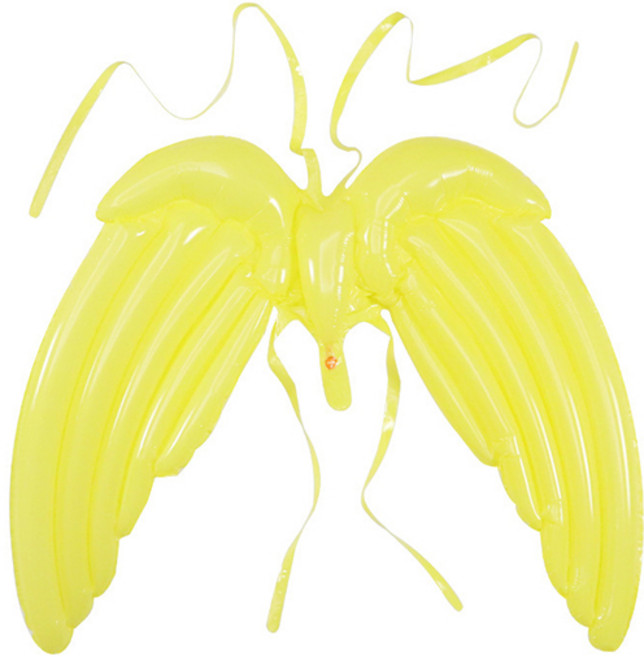 마켓감성 천사 날개 파티 풍선, 옐로우, 8개