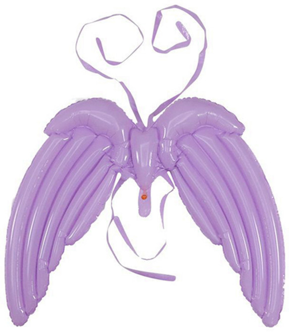 마켓감성 천사 날개 파티 풍선, 퍼플, 8개