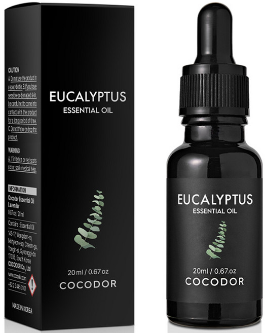 코코도르 비건 아로마 에센셜 오일, 유칼립투스, 20ml, 1개