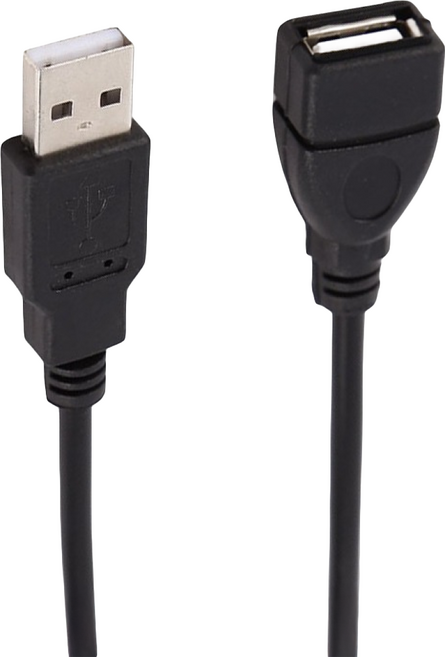 Cable 凱堡 超強效抗干擾USB傳輸線 A公 A母, 1條, 1.8m