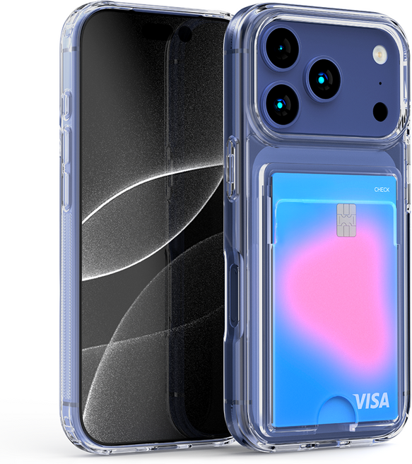 구스페리 크리스탈 듀얼 카드포켓 하드 휴대폰 케이스