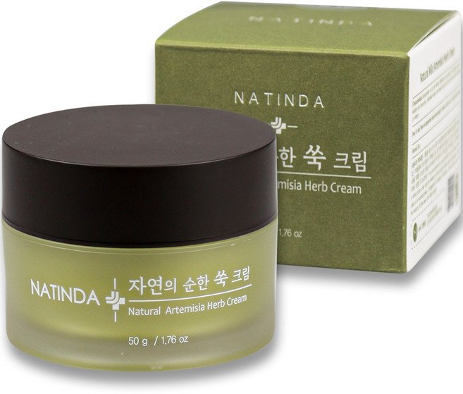 나틴다 자연담은 순한 쑥크림, 50g, 1개