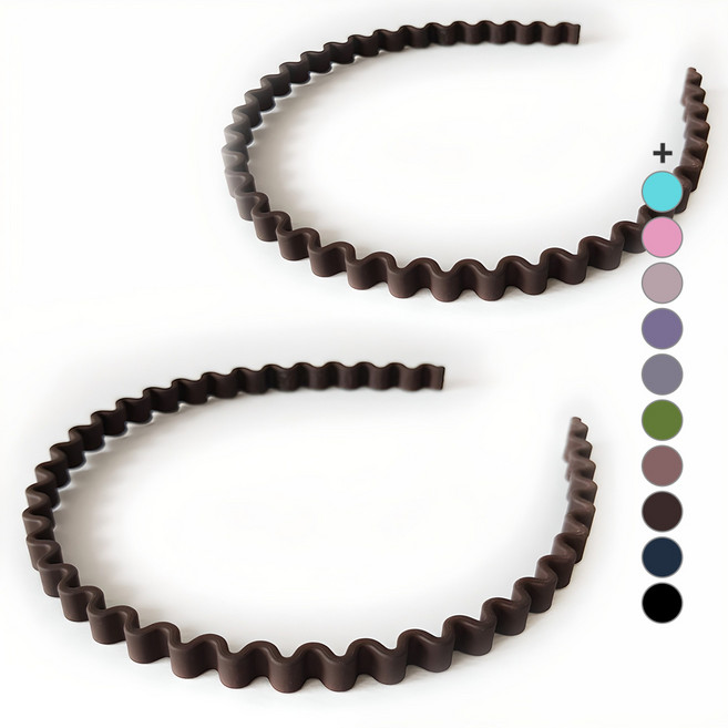 인조이박스 남녀공용 고탄력 헤어밴드 SBAND 2p