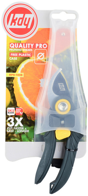케이디와이 바이패스 전지가위 180mm KPS-180B, 1개