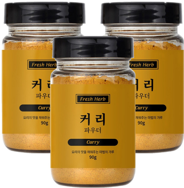 신선약초 커리파우더, 90g, 3개