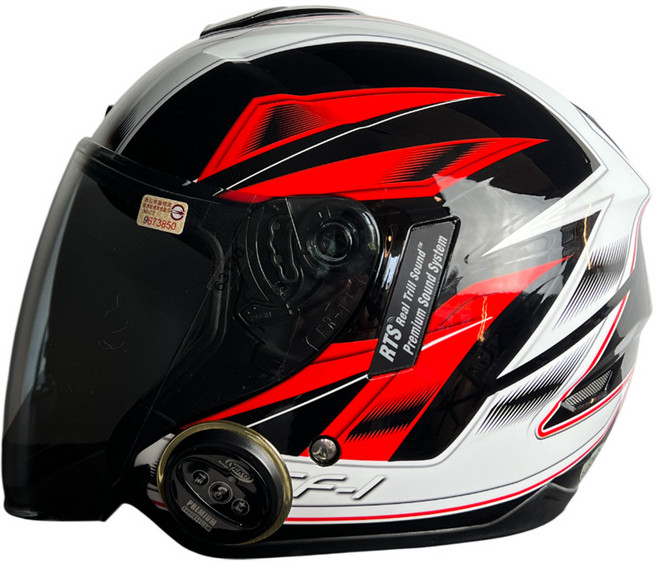 VEKO 第八代 單藍芽功能 台灣製內建藍芽通訊安全帽 RVX-A1, 1個