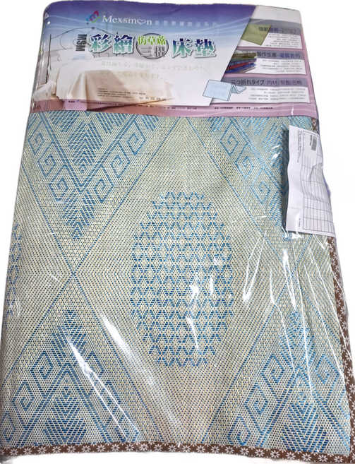 Mexsmon 美思夢 彩繪仿草蓆三摺床墊
