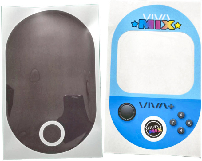 GOGORO MIX 造型儀表, 藍色 + 燻黑膜, 1個