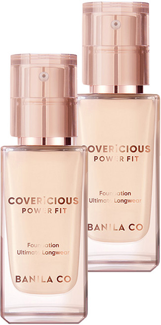 BANILA CO 芭妮蘭 Covericious Power Fit粉底液 30ml, 19 Light, 2瓶