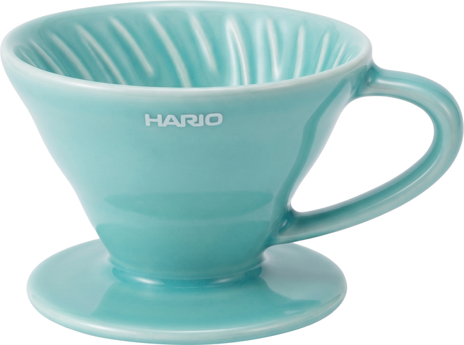 HARIO 好璃奧 彩色迷你品飲杯 V60 40ml, 1個, 湖水綠