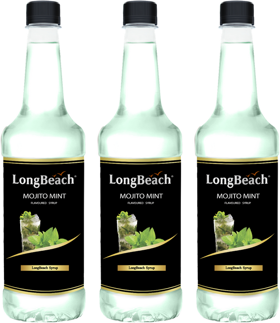 롱비치 모히토 시럽, 740ml, 3개