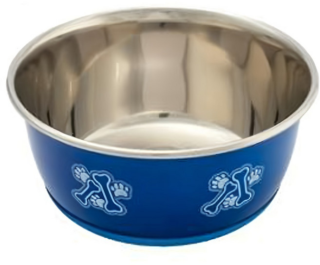 Durapet 輕時尚不鏽鋼寵物碗 - 漾藍 L, 1個