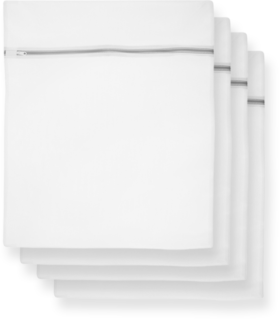 코멧 홈 메쉬 사각 세탁망 50 x 60 cm, 화이트, 4개