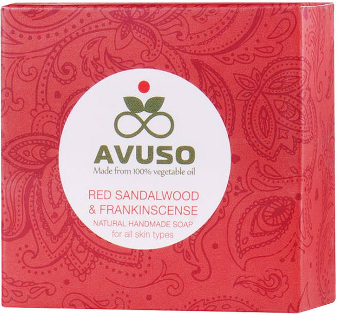 AVUSO 行道者 手工皂 紅檀香乳香, 125g, 1盒