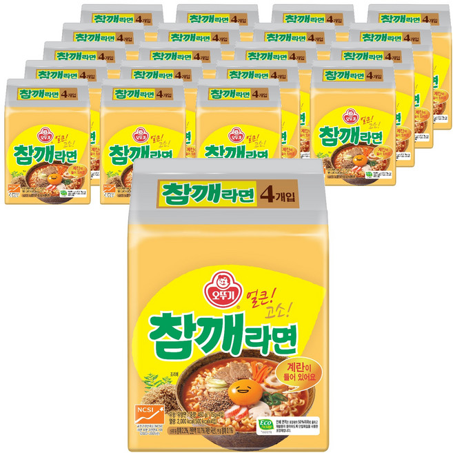 오뚜기 참깨라면 115g, 80개