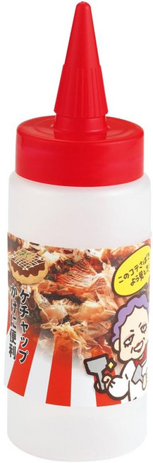 KAI 貝印 醬料瓶 細孔 DS-1016 紅色, 120ml, 1個