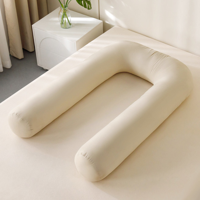소하임 통세탁 U자형 바디필로우, 샌드베이지