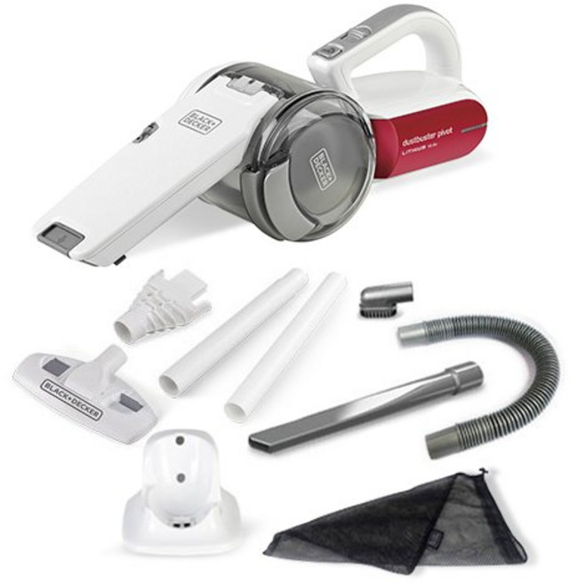 블랙앤데커 피벗 소형 무선 진공청소기 18V, 혼합색상, TPV1820RAC