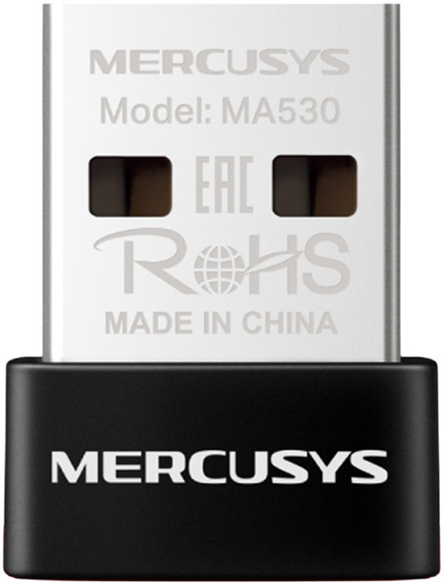 MERCUSYS 水星網路 藍牙5.4 USB 接收器 迷你尺寸 USB 2.0, MA530, 1盒, 黑色