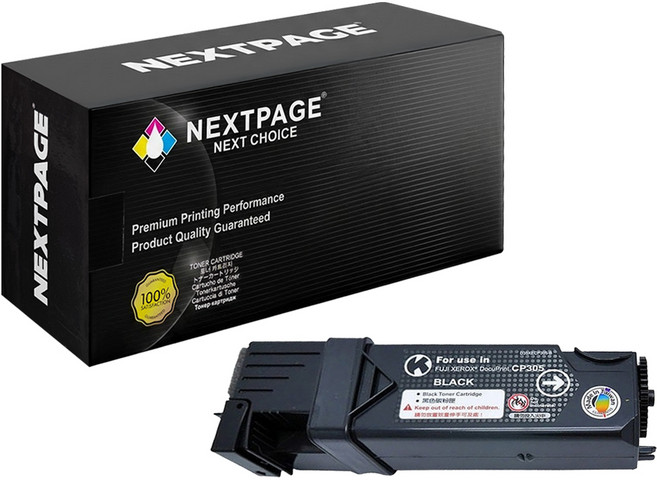 NEXTPAGE 台灣榮工 CT201632 黑色相容碳粉匣 CP305d CM305df 適用 FujiFilm 印表機, 黑色, 1盒