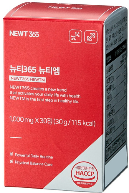 뉴티365 뉴티엠, 30정, 1박스