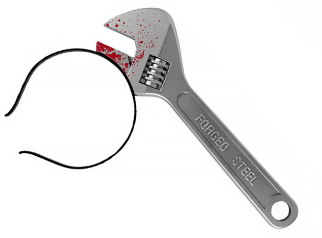 알럽홈 할로윈 코스프레 머리띠, 헤드렌치, 1개