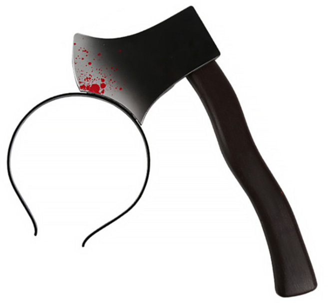 알럽홈 할로윈 코스프레 머리띠, 도끼, 1개