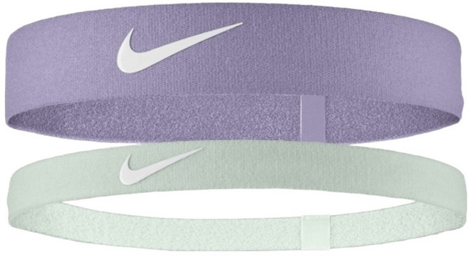 NIKE 耐吉 FLEX 頭帶, 紫色 + 灰色, 1組