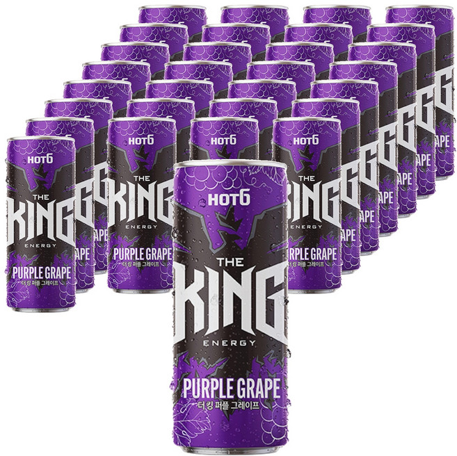 핫식스 더킹 퍼플 그레이프, 355ml, 48개