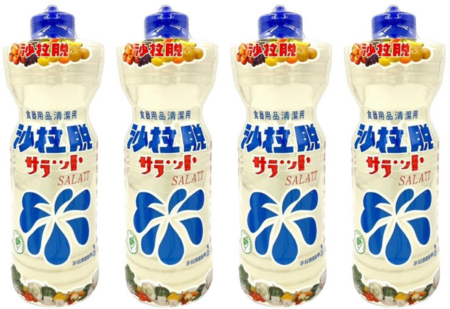 日星化工 沙拉脫 食器用環保清潔劑, 1L, 4瓶