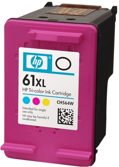 hp 惠普 61XL 彩色原廠墨水CH564WA, 彩色, 1入