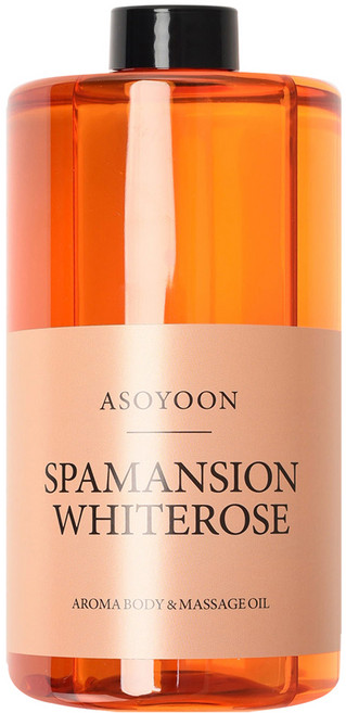 Asoyoon Spamansion系列 身體按摩油 White Rose, 1L, 1瓶