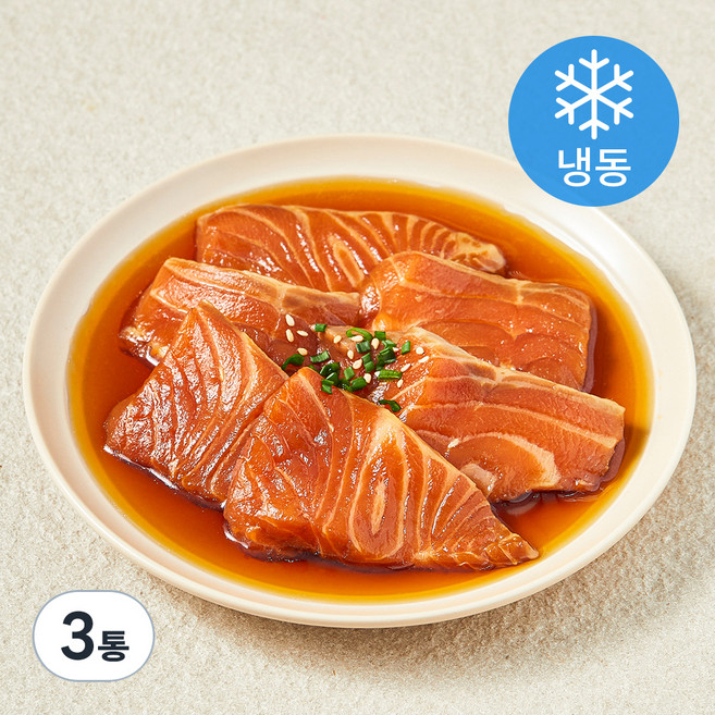 최인선 셰프의 함초품은 간장연어장 (냉동), 350g, 3통