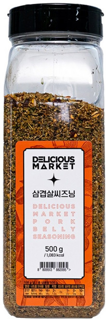 딜리셔스마켓 삼겹살시즈닝 대형, 500g, 1개