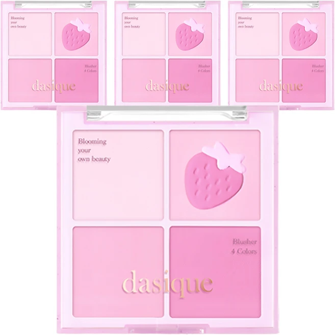 데이지크 블렌딩 무드 치크 블러셔 11g, 06 베리 스무디, 4개 - 쿠팡