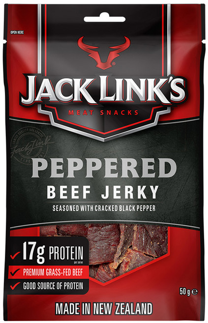 잭링크스 비프 져키 페퍼 육포, 50g, 1개