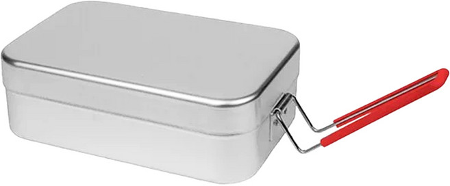 trangia Mess Tin 309 煮飯神器 便當盒 容量: 1500ml, 大紅把手, 1個
