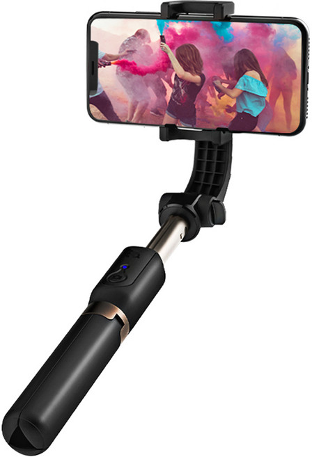 오아 셀카프로 짐벌 블루투스 셀카봉 삼각대, OA-SS800, 블랙, 1개