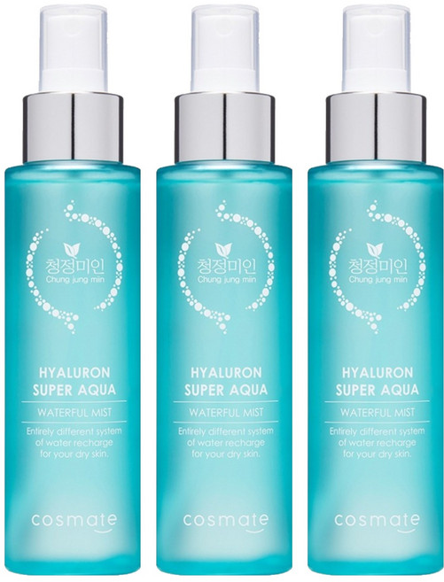 청정미인 히아루론 수퍼 아쿠아 워터풀 미스트, 120ml, 3개